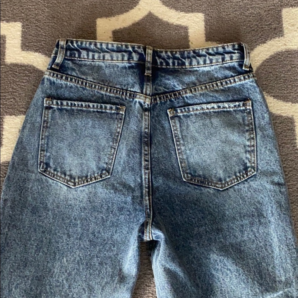 High Waisted Ripped Mom Jeans - Picture 2 of 2